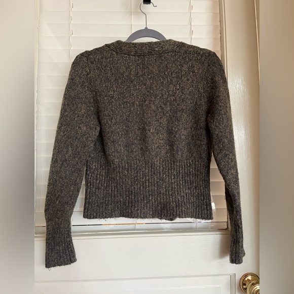 Zara V-Neck Button Cardigan Large - Picture 4 of 8